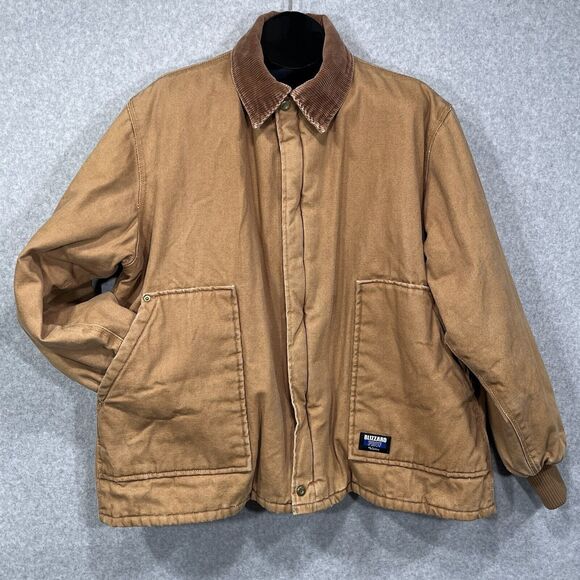 Walls Blizzard Jacket Men’s 2 XL Barn Coat Work Cotton Canvas Rugged Insulated - Picture 6 of 15